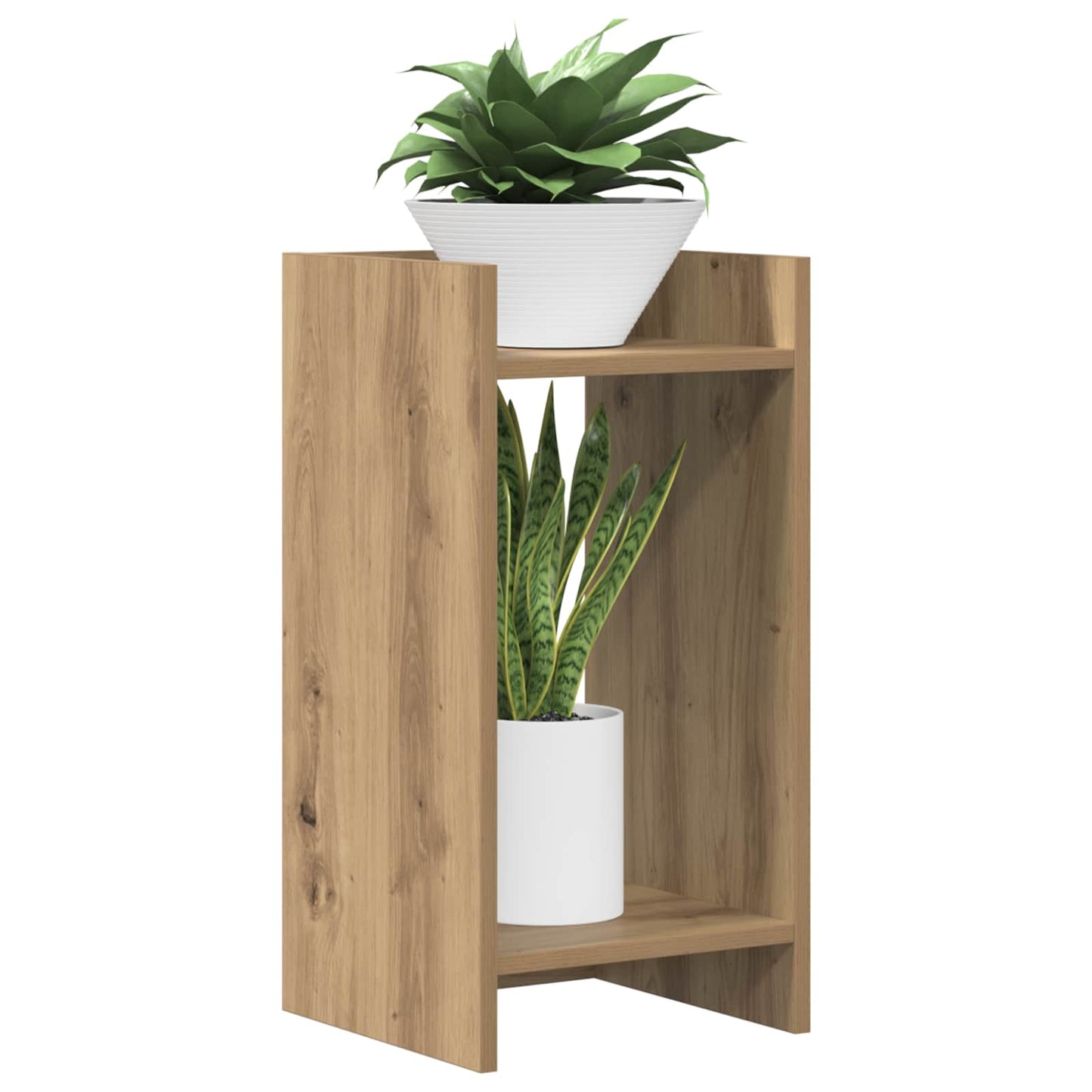 vidaXL Plant Stand Artisan Oak 30 x 30 x 60 cm Engineered Wood