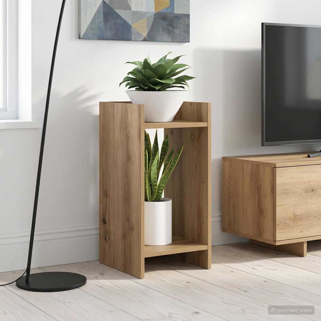 vidaXL Plant Stand 2 pcs Artisan Oak 30 x 30 x 60 cm Engineered Wood