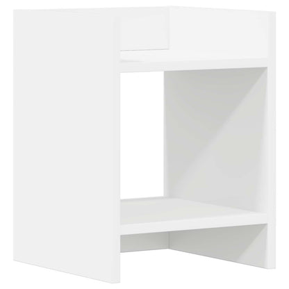 vidaXL Plant Stand White 30 x 30 x 40 cm Engineered Wood