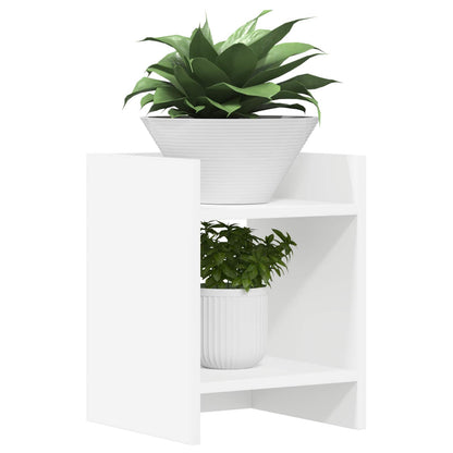 vidaXL Plant Stand White 30 x 30 x 40 cm Engineered Wood
