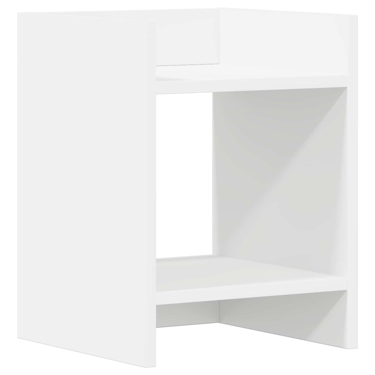 vidaXL Plant Stand 2 pcs White 30 x 30 x 40 cm Engineered Wood