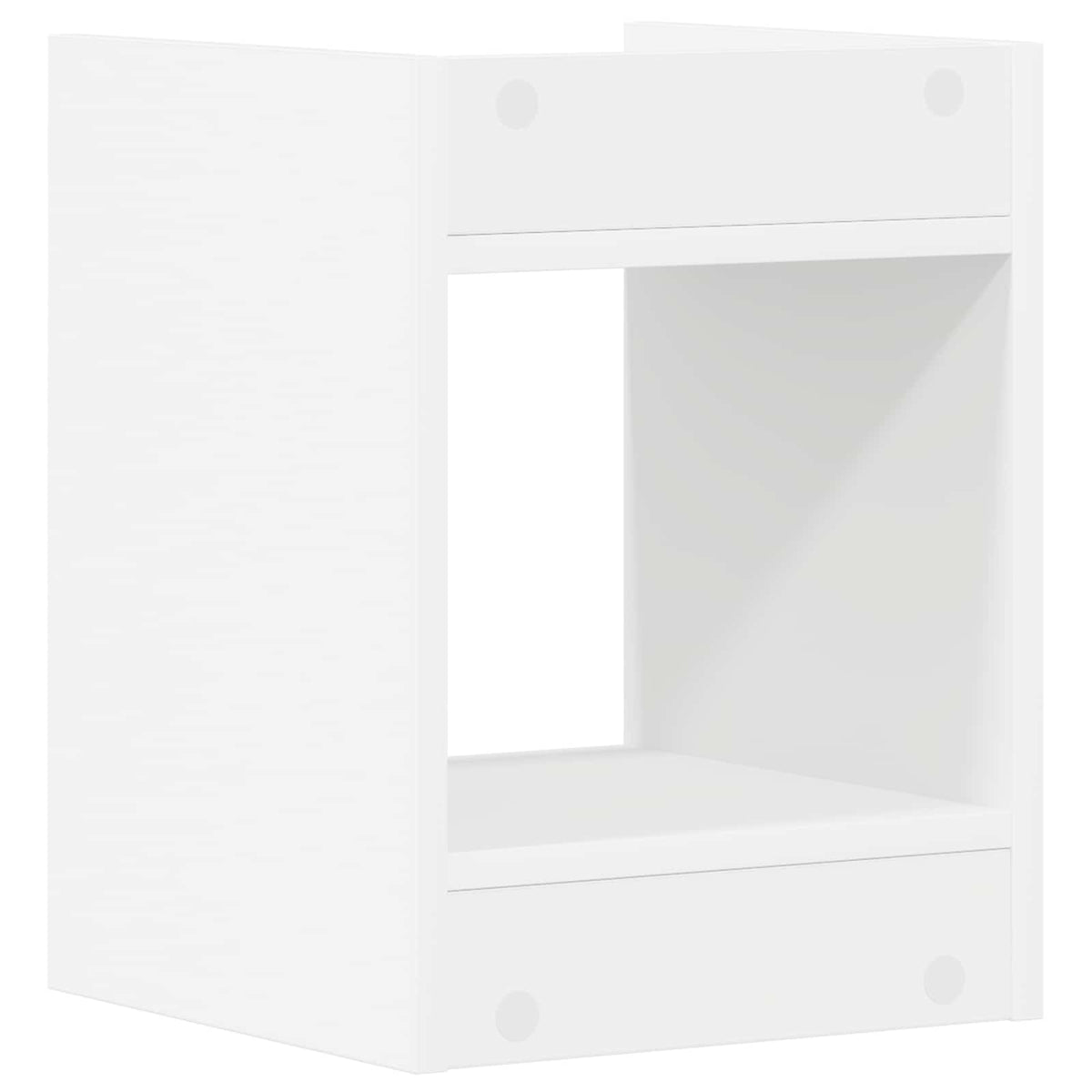 vidaXL Plant Stand 2 pcs White 30 x 30 x 40 cm Engineered Wood