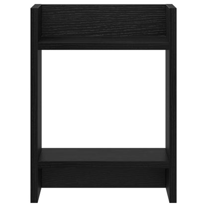 vidaXL Plant Stand 2 pcs Black Oak 30 x 30 x 40 cm Engineered Wood
