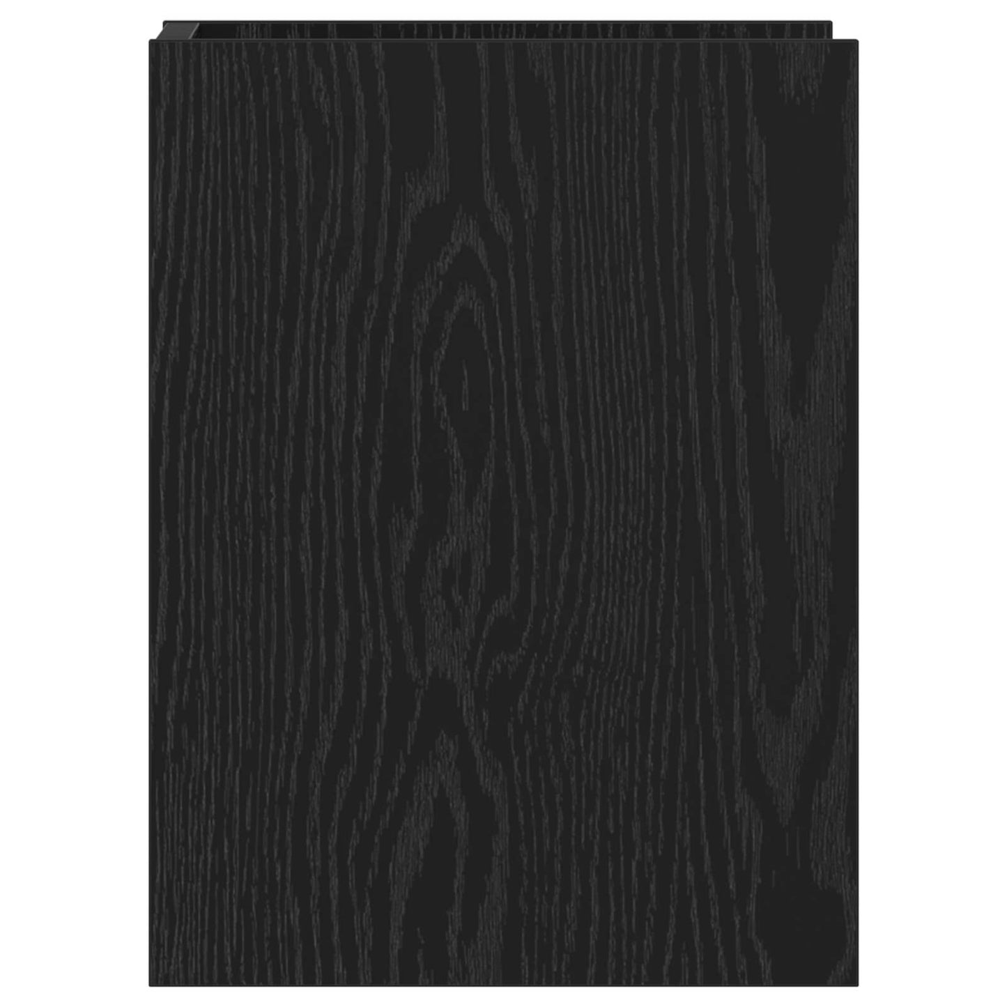 vidaXL Plant Stand 2 pcs Black Oak 30 x 30 x 40 cm Engineered Wood