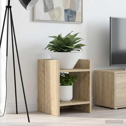 vidaXL Plant Stand Sonoma Oak 30 x 30 x 40 cm Engineered Wood