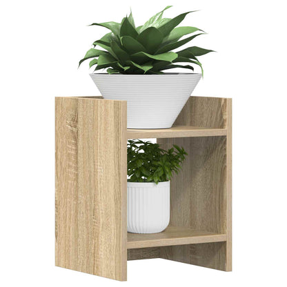 vidaXL Plant Stand Sonoma Oak 30 x 30 x 40 cm Engineered Wood