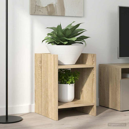 vidaXL Plant Stand 2 pcs Sonoma Oak 30 x 30 x 40 cm Engineered Wood