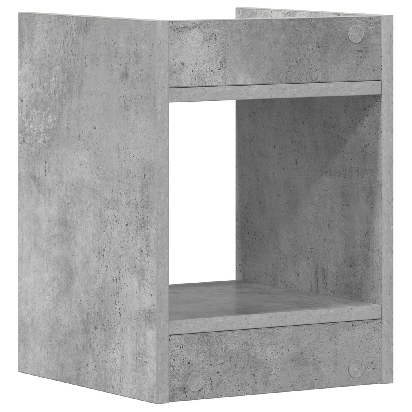 vidaXL Plant Stand Concrete Grey 30 x 30 x 40 cm Engineered Wood