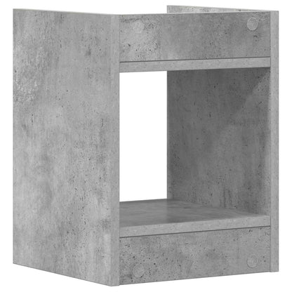 vidaXL Plant Stand Concrete Grey 30 x 30 x 40 cm Engineered Wood
