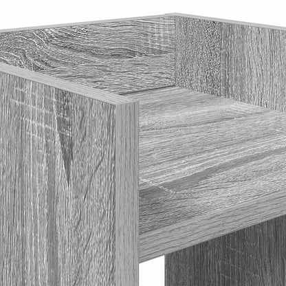 vidaXL Plant Stand Grey Sonoma 30 x 30 x 40 cm Engineered Wood