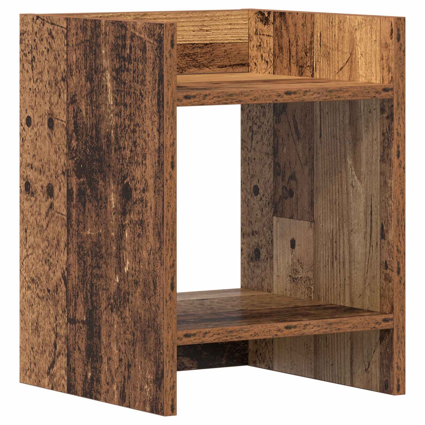 vidaXL Plant Stand Old Wood 30 x 30 x 40 cm Engineered Wood