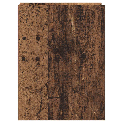 vidaXL Plant Stand 2 pcs Old Wood 30 x 30 x 40 cm Engineered Wood