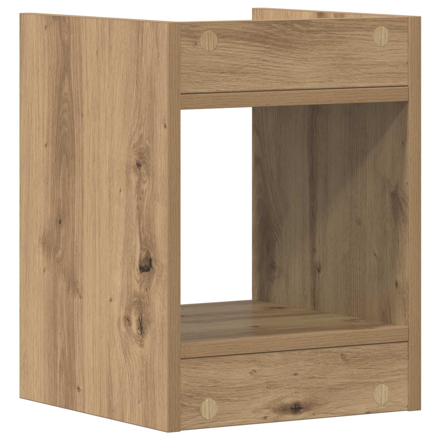 vidaXL Plant Stand Artisan Oak 30 x 30 x 40 cm Engineered Wood