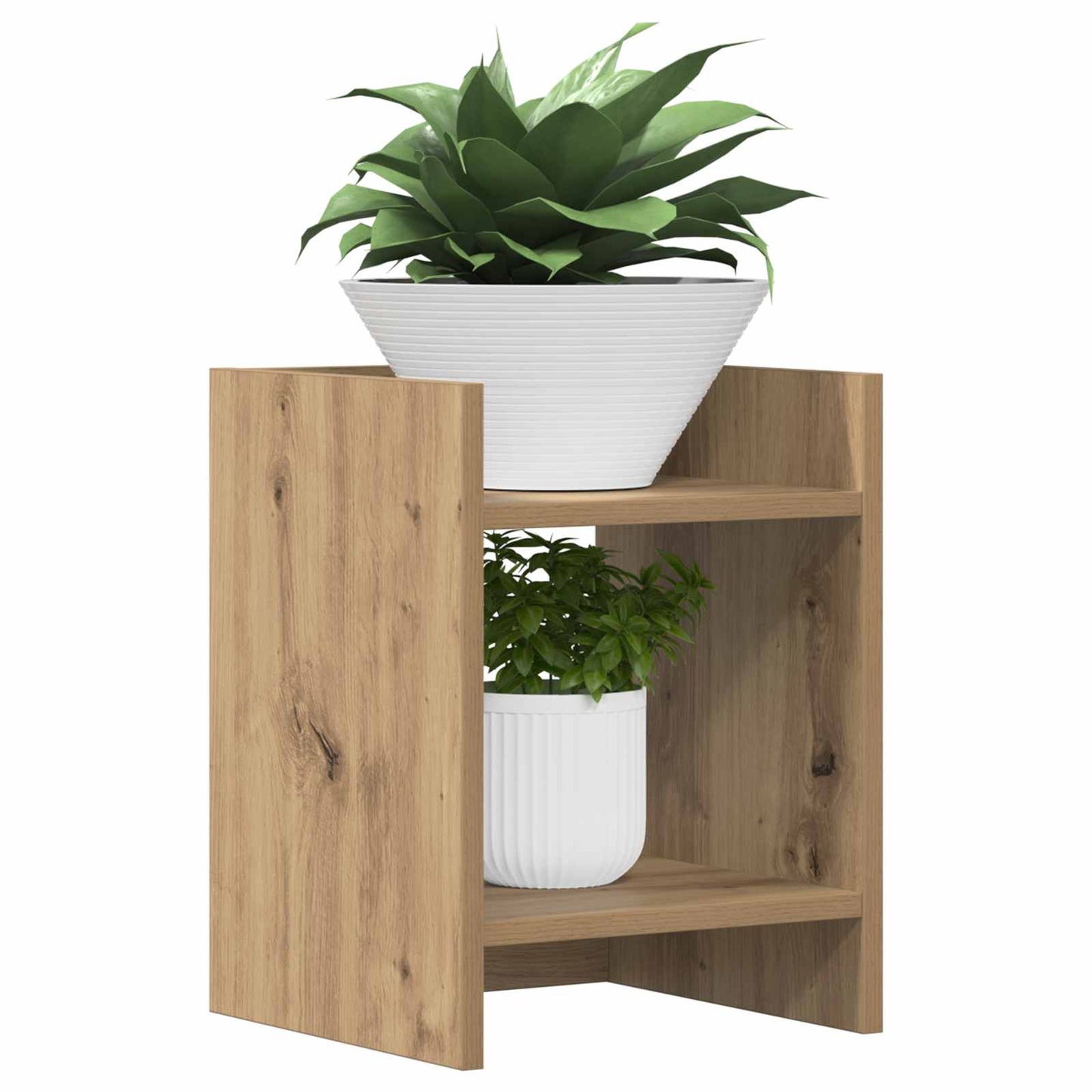 vidaXL Plant Stand Artisan Oak 30 x 30 x 40 cm Engineered Wood