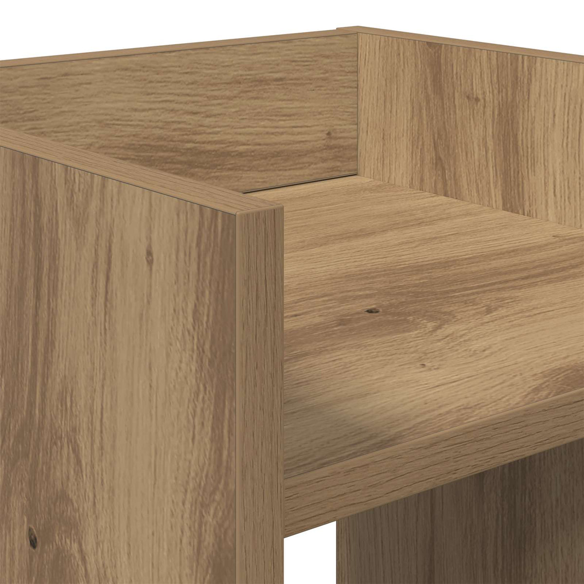 vidaXL Plant Stand 2 pcs Artisan Oak 30 x 30 x 40 cm Engineered Wood
