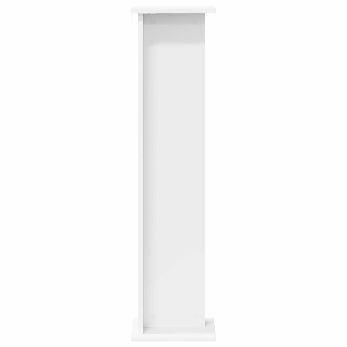 vidaXL Plant Stand 2 pcs White 25 x 25.5 x 100.5 cm Engineered Wood
