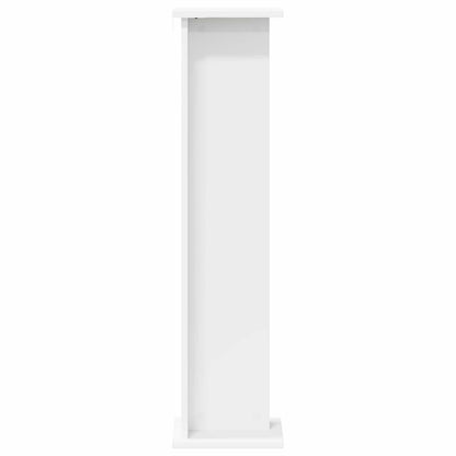 vidaXL Plant Stand 2 pcs White 25 x 25.5 x 100.5 cm Engineered Wood