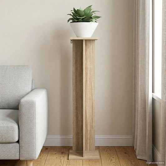 vidaXL Plant Stand Sonoma Oak 25 x 25.5 x 100.5 cm Engineered Wood