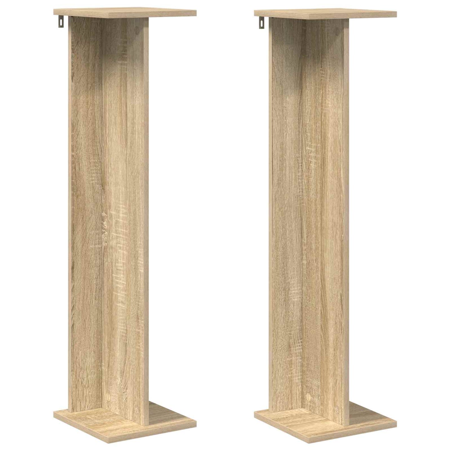 vidaXL Plant Stand 2 pcs Sonoma Oak 25 x 25.5 x 100.5 cm