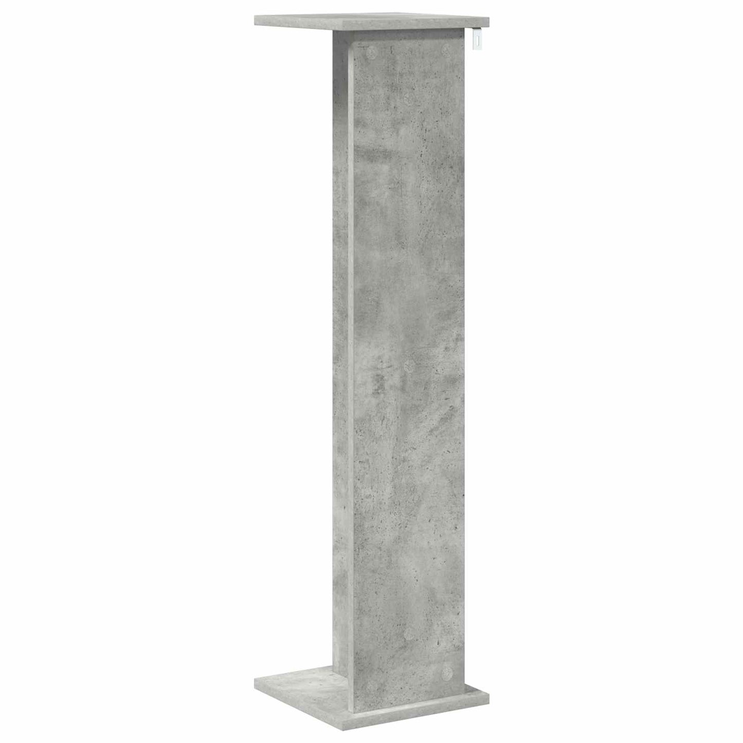 vidaXL Plant Stand 2 pcs Concrete Grey 25 x 25.5 x 100.5 cm