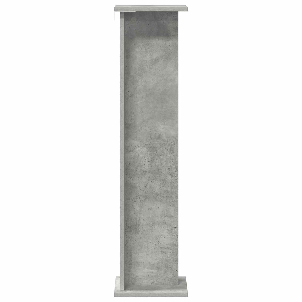 vidaXL Plant Stand 2 pcs Concrete Grey 25 x 25.5 x 100.5 cm