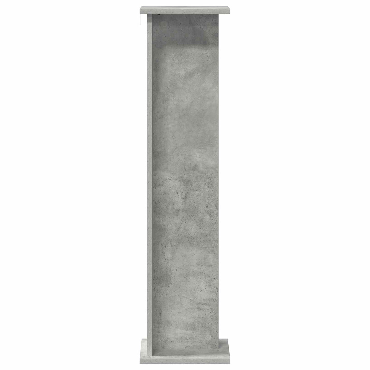 vidaXL Plant Stand 2 pcs Concrete Grey 25 x 25.5 x 100.5 cm