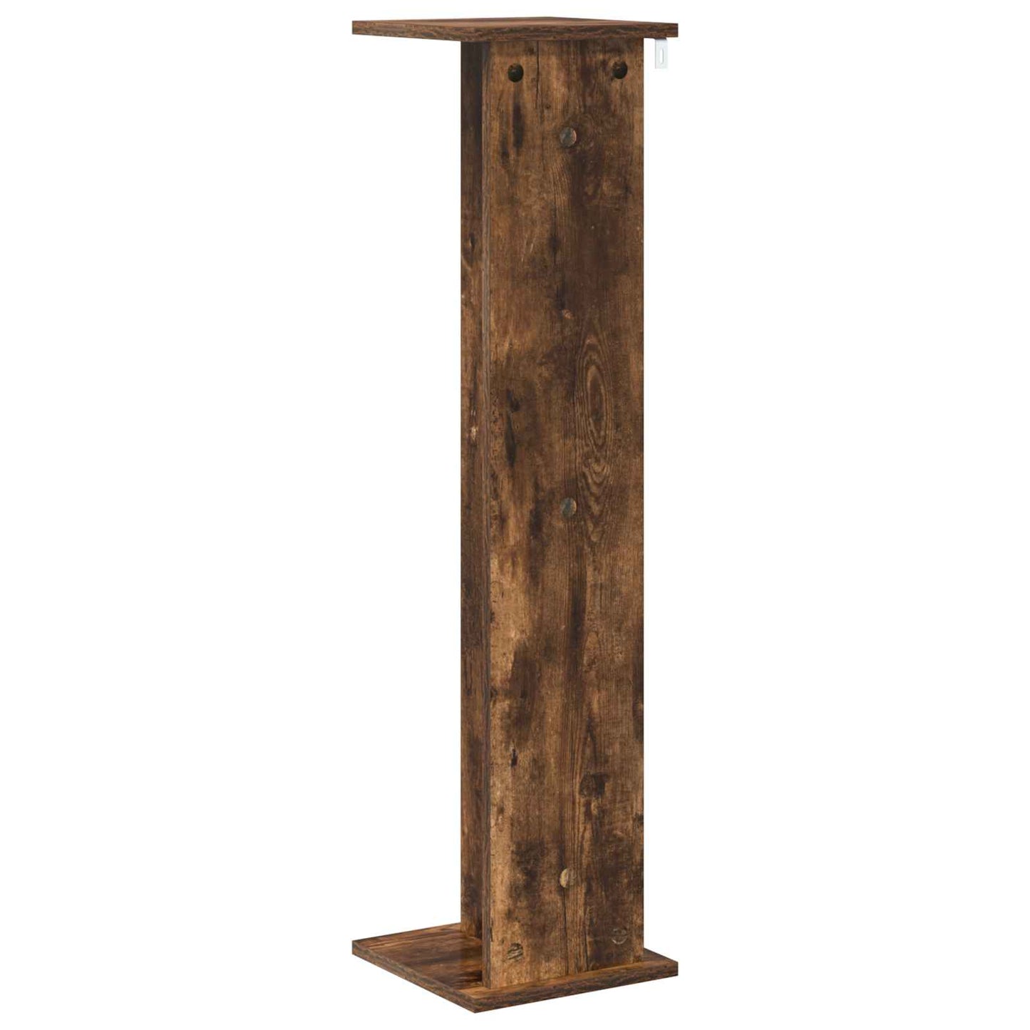 vidaXL Plant Stand Smoked Oak 25 x 25.5 x 100.5 cm Engineered Wood