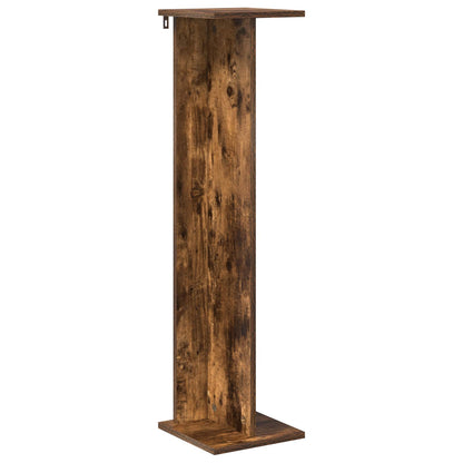 vidaXL Plant Stand 2 pcs Smoked Oak 25 x 25.5 x 100.5 cm