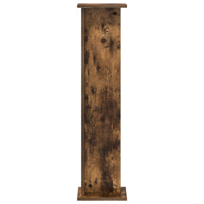 vidaXL Plant Stand 2 pcs Smoked Oak 25 x 25.5 x 100.5 cm