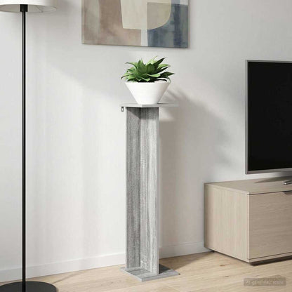 vidaXL Plant Stand Grey Sonoma 25 x 25.5 x 100.5 cm Engineered Wood