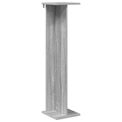 vidaXL Plant Stand 2 pcs Grey Sonoma 25 x 25.5 x 100.5 cm