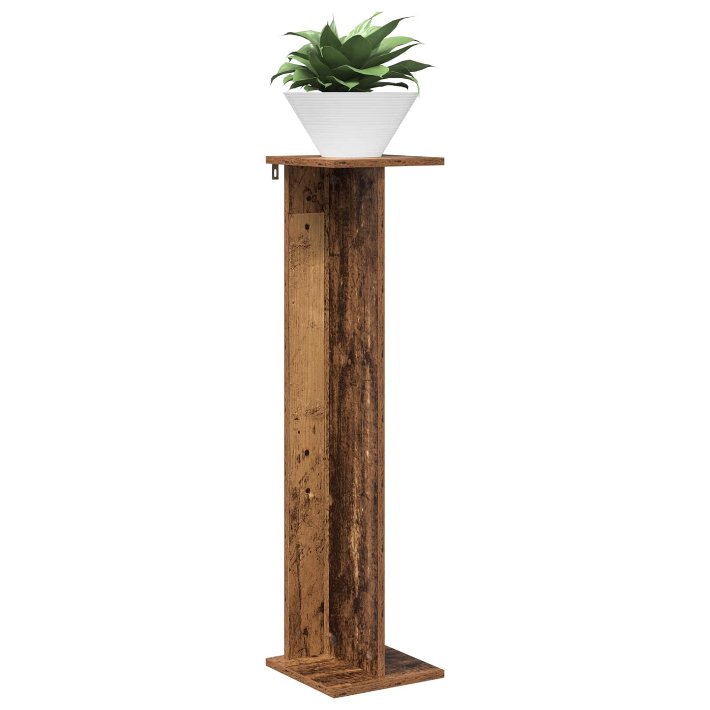 vidaXL Plant Stand Old Wood 25 x 25.5 x 100.5 cm Engineered Wood