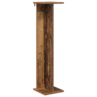vidaXL Plant Stand 2 pcs Old Wood 25 x 25.5 x 100.5 cm Engineered Wood
