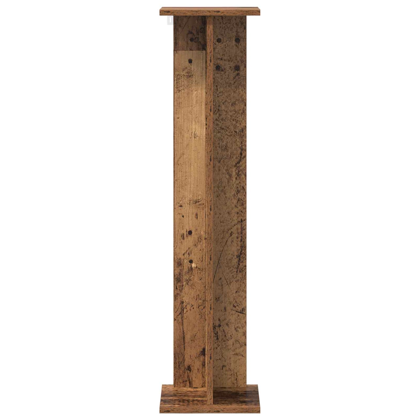 vidaXL Plant Stand 2 pcs Old Wood 25 x 25.5 x 100.5 cm Engineered Wood