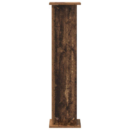 vidaXL Plant Stand 2 pcs Old Wood 25 x 25.5 x 100.5 cm Engineered Wood