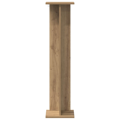 vidaXL Plant Stand 2 pcs Artisan Oak 25 x 25.5 x 100.5 cm