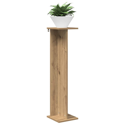 vidaXL Plant Stand 2 pcs Artisan Oak 25 x 25.5 x 100.5 cm