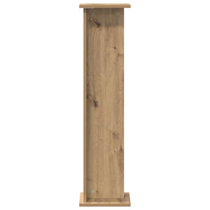 vidaXL Plant Stand 2 pcs Artisan Oak 25 x 25.5 x 100.5 cm