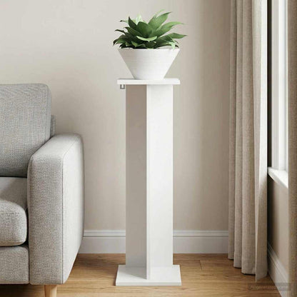 vidaXL Plant Stand White 25 x 25.5 x 80.5 cm Engineered Wood