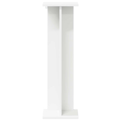 vidaXL Plant Stand White 25 x 25.5 x 80.5 cm Engineered Wood