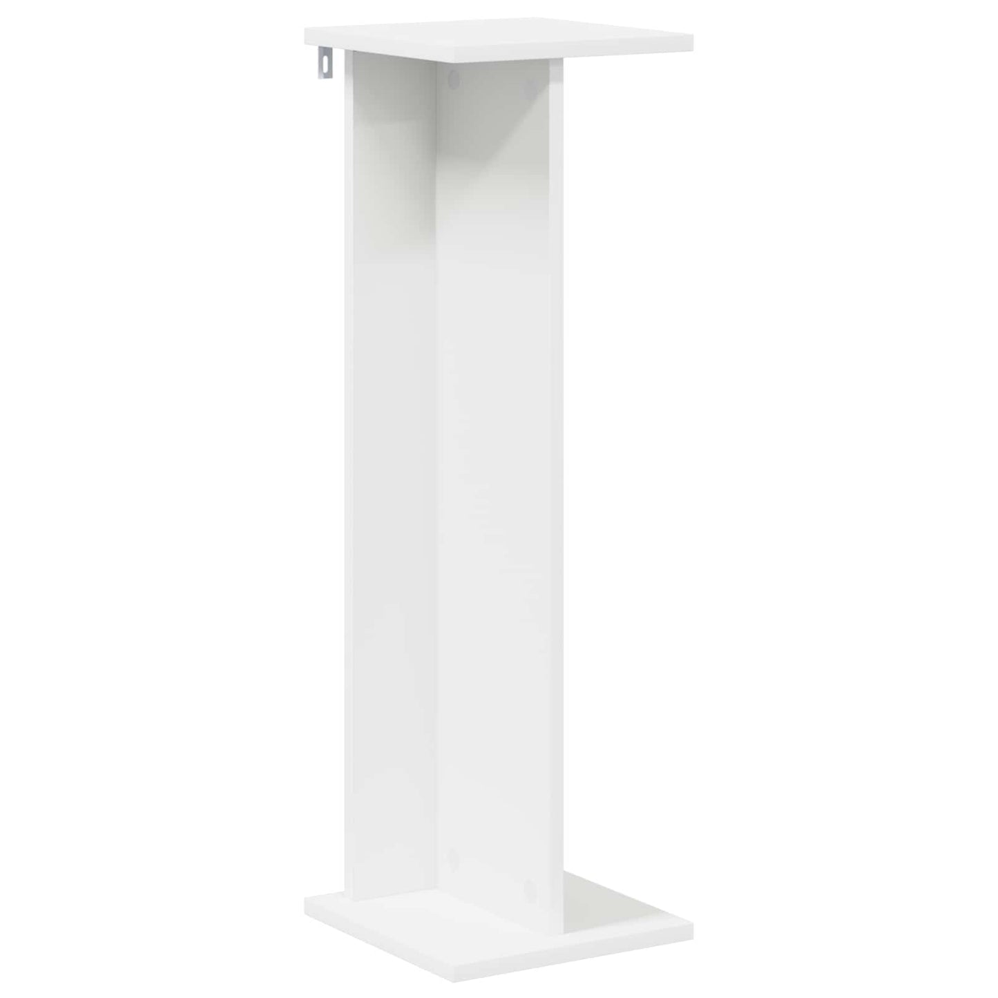 vidaXL Plant Stand 2 pcs White 25 x 25.5 x 80.5 cm Engineered Wood