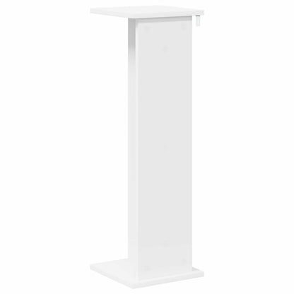 vidaXL Plant Stand 2 pcs White 25 x 25.5 x 80.5 cm Engineered Wood