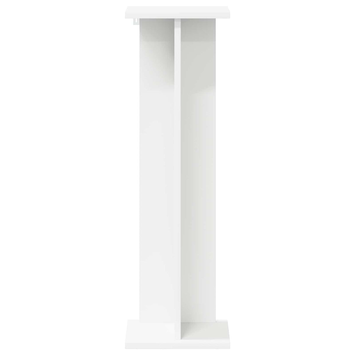 vidaXL Plant Stand 2 pcs White 25 x 25.5 x 80.5 cm Engineered Wood