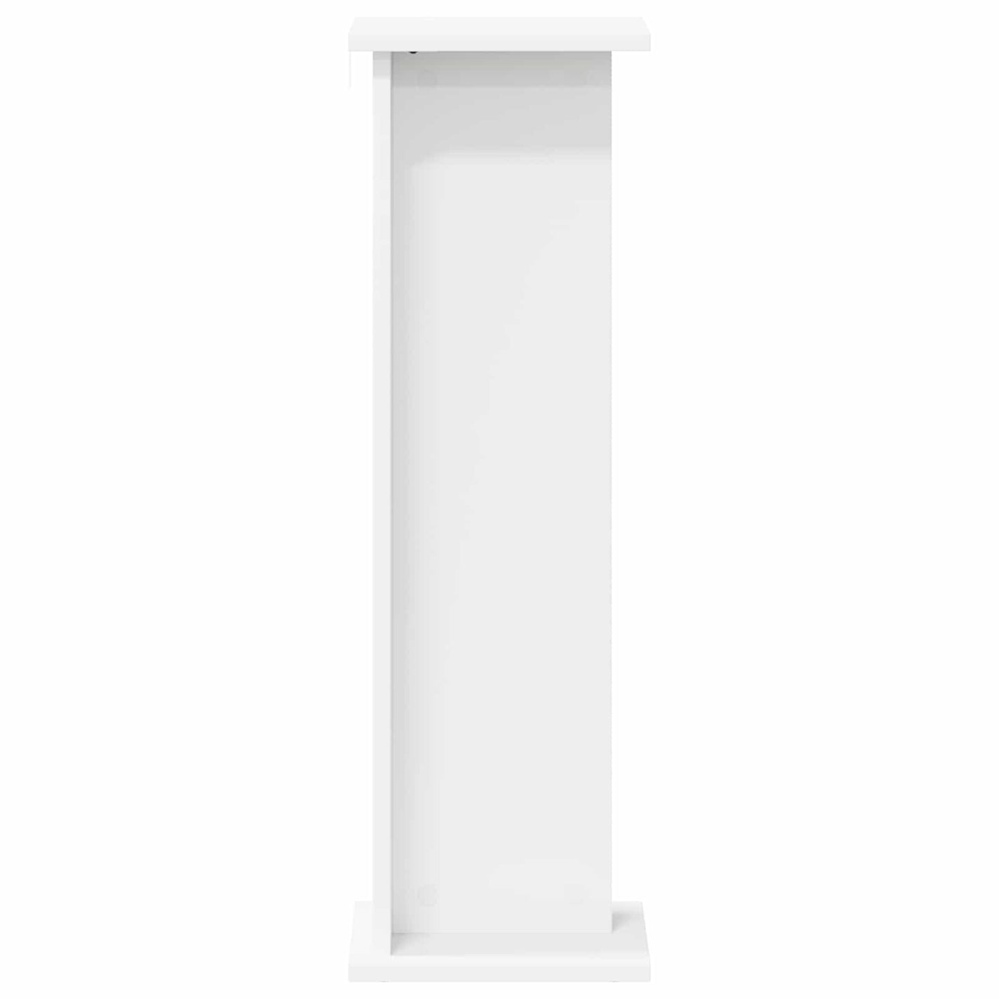 vidaXL Plant Stand 2 pcs White 25 x 25.5 x 80.5 cm Engineered Wood