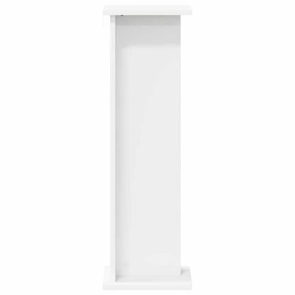 vidaXL Plant Stand 2 pcs White 25 x 25.5 x 80.5 cm Engineered Wood