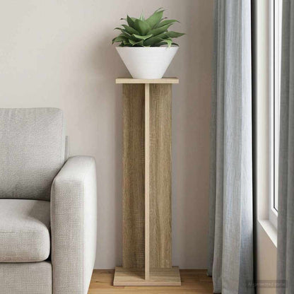 vidaXL Plant Stand Sonoma Oak 25 x 25.5 x 80.5 cm Engineered Wood