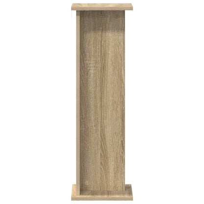 vidaXL Plant Stand 2 pcs Sonoma Oak 25 x 25.5 x 80.5 cm