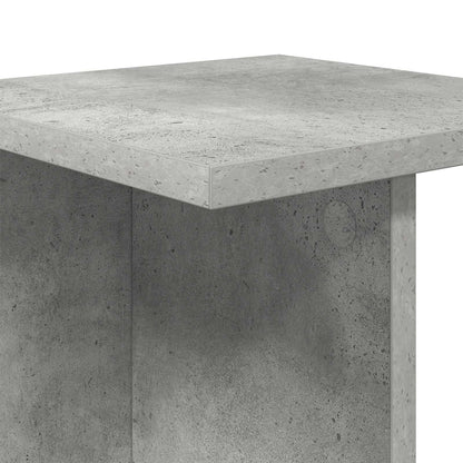 vidaXL Plant Stand Concrete Grey 25 x 25.5 x 80.5 cm Engineered Wood