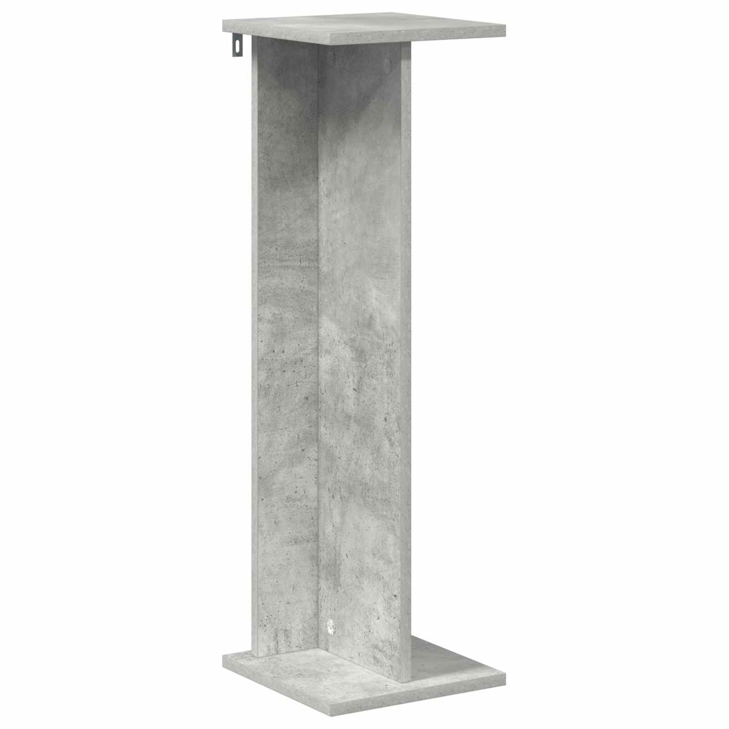 vidaXL Plant Stand Concrete Grey 25 x 25.5 x 80.5 cm Engineered Wood