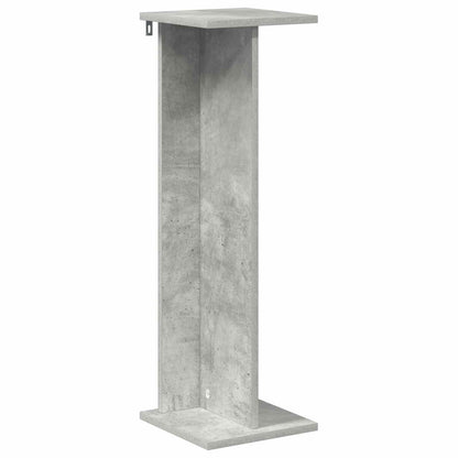 vidaXL Plant Stand 2 pcs Concrete Grey 25 x 25.5 x 80.5 cm